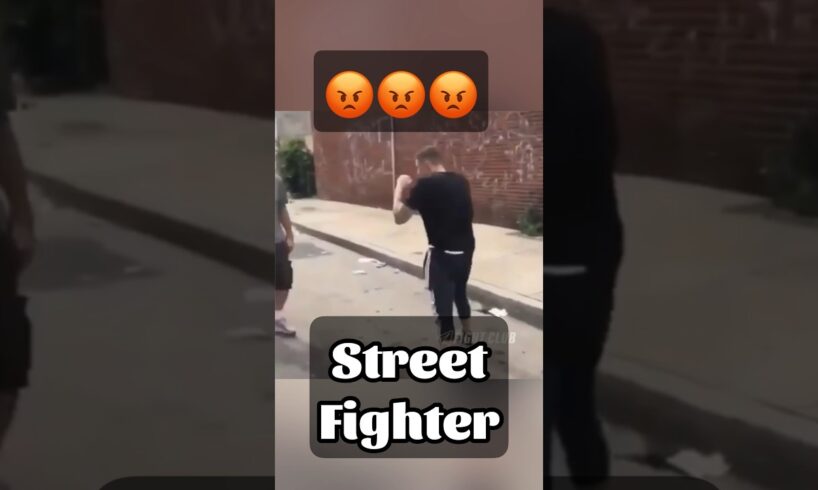 Self defence on the street. Boxer vs. Street Fighter. #selfdefence #fight #boxing #streetfighter