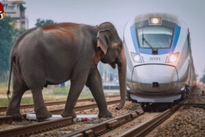 Tragic ! 30 Horrifying Moments of Animals Colliding with Trains [Part2]