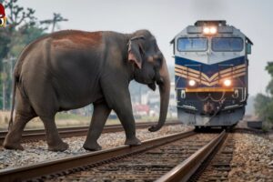 Tragic ! 40 Horrifying Moments of Animals Colliding with Trains !