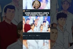 WHEN GANGSTER'S JOIN'S THE STREET'S FIGHTS ☠️ || #anime #animeedit #shorts #short