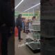 black and white fighting at the Dollar Tree