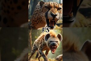 Animal fights in the wild (part 2) #animals #cheetah #hyena #lion #eagle #snake #Bat