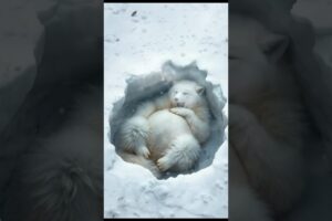 Animal rescue:Pregnant polar fox rescue in the Snow #shorts