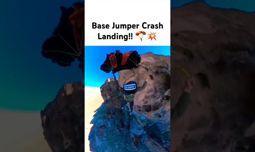 Base Jumper survives impossible!! 😰💀