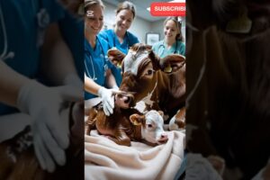 Beautiful Cow need help doctor’s rescued a pregnant cow#humanity #animals#cows# #rescueanimals