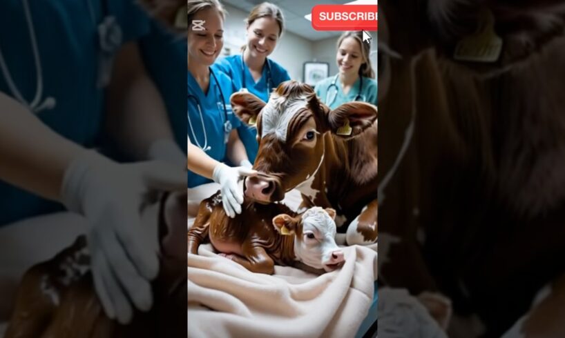 Beautiful Cow need help doctor’s rescued a pregnant cow#humanity #animals#cows# #rescueanimals