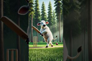 Cow 🐮 playing cricket 🏏#animals #viralvideos #shorts #shortsfeed #ytshorts #youtubeshorts #short