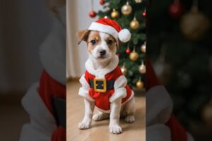 Cute Puppies for Merry Christmas | Merry Christmas | ai generated #shorts #trending #toys #doll #ai