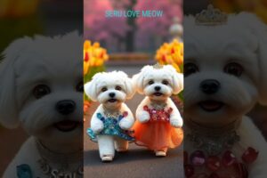 Cute puppies fashion show ❤️❤️#dogdance #puppies #puppy #dog#fyp #meme #0154