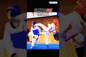 Defensive Tornado 360 Kick Tutorial: How to get veiny hands #martialarts #kickboxing #karate #boxing