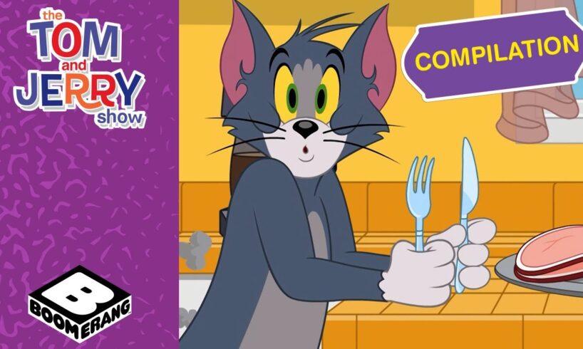 Dinner Time! | MEGA Tom and Jerry Compilation | 1 hour of Tom & Jerry | @BoomerangUK