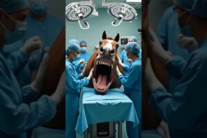 Doctors rescued a pregnant mare  #humanity #treatment #veterinary #horse #rescuecow #animals #shorts