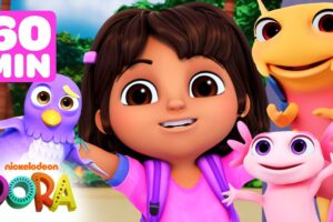 Dora's Daring Animal Rescues! 😺 1 Hour | Dora & Friends