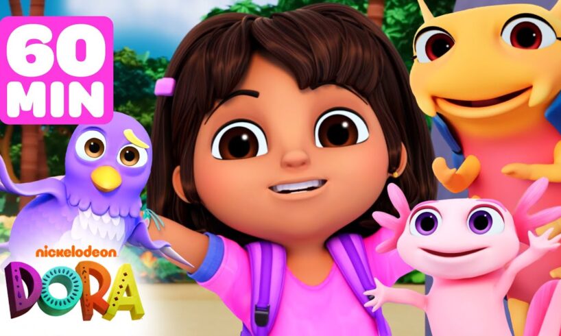 Dora's Daring Animal Rescues! 😺 1 Hour | Dora & Friends