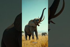 🐘 Elephant vs. Eagles 🦅: Strength Meets Agility! #world #usa #facts #animals #animation #shorts