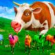 Giant Cow vs Horse Family: Funny Animal Fights in a Hilarious Farmyard Adventure