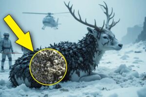 Heartwarming Polar Deer Rescues Millions of Injured Barnacles #polarbear #wildlife