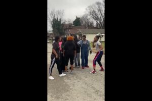 Hood Girl Fight