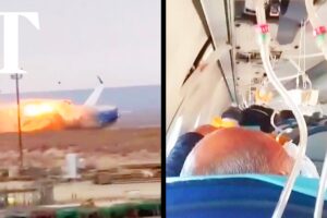 Kazakhstan plane crash: passenger captures last moments