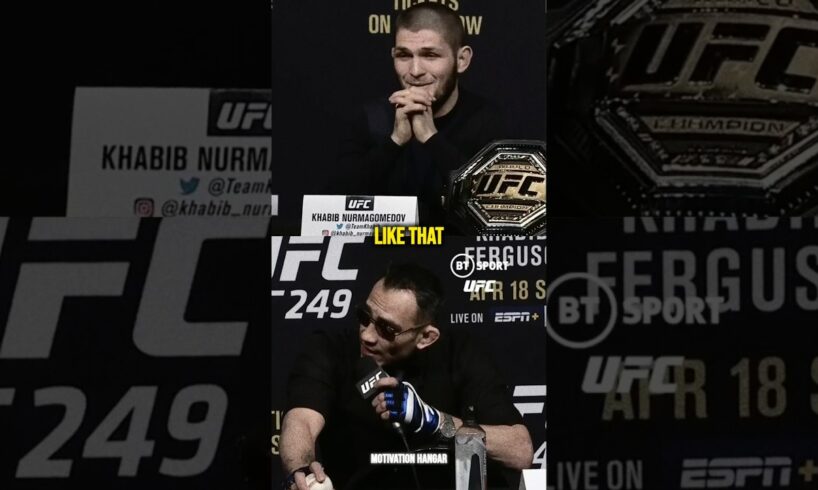 Khabib Nurmagomedov Argues Street Fight with Tony Ferguson