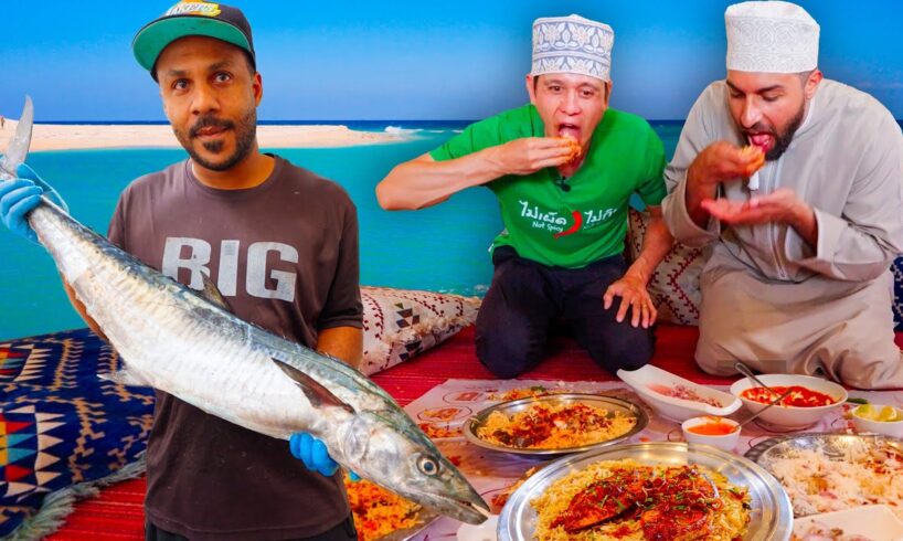 Middle Eastern Seafood!! KINGFISH + Most Unique Seafood in Omani!! 🇴🇲