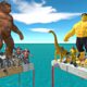 Mutant Primates Army Falling and Fight Honey Hulk + Honey Units Team -Animal Revolt Battle Simulator