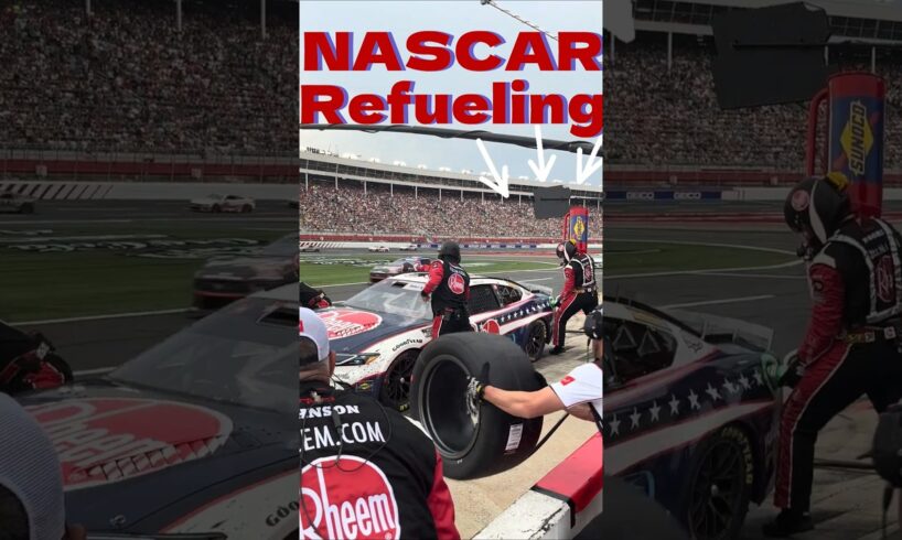 Nascar vs. Formula 1 pit stop #car #motorsport #awesome