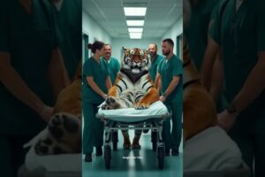 Pregnant Tiger Rescued From Jungle to Hospital A Life Saving Mission 😱😢 #shorts #Hamunity #pregnant