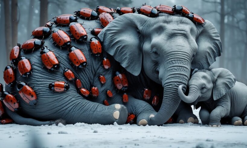 Rescue Team Saves Elephant from Beetle Infestation | Elephant | Wildlife | Animals