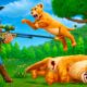 Simba - Lion King Cub's Epic Revenge: Fierce Battle Against Hunter | Wild Animal Fight for Survival!