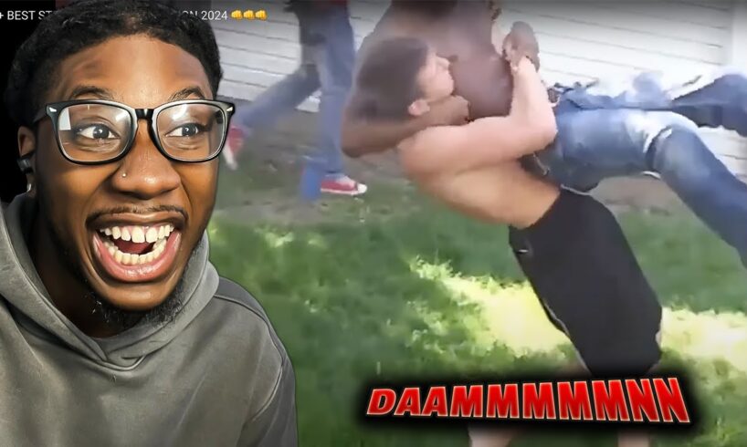 THEY GETTIN IT ON!!! 18+ BEST STREET FIGHT COMPILATION 2024 REACTION