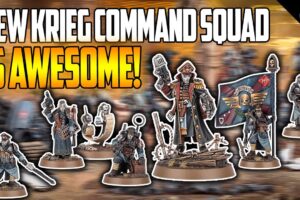 The NEW Krieg Command Squad is Awesome! | Astra Militarum | Warhammer 40,000