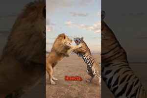 Wild Animal Fights: Nature’s Survival Game #shorts #facts #wildlife