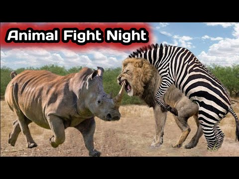 Wild Animal fighting each other tonight |  Animal Attack | fight  | dangerous animal