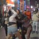 Wild: Fights break out 1-11-2025 6th Street Austin TX