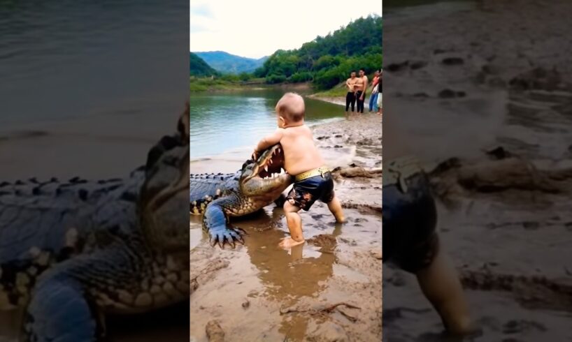 Wow 😯 Sang penakluk buaya raksasa! Pawang buaya! #buaya #animals #crocodile