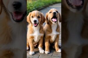 cute puppies barking outdoor #dog #puppy #doglover #dogs #puppies #dogshorts #dogbarking #dogsound