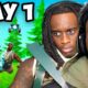 iShowSpeed & Kai Cenat Play Fortnite Until They WIN.. DAY 1