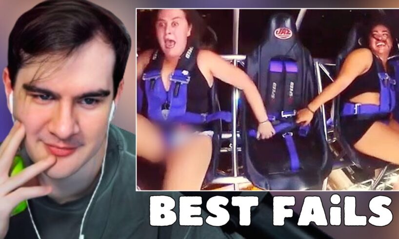 БРАТИШКИН СМОТРИТ: СМЕШНЫЕ ПАДЕНИЯ | Funniest Fails of the Week | Try Not to Laugh