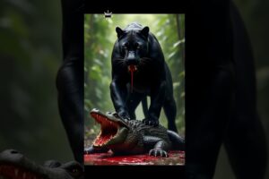 Black Panther vs Wild Animals (Lion, Tiger, Black Panther)