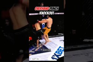 Boxing Overhand Punch Technique for MMA Knockout #boxing #mma #punchingpower #shortvideo #ytshort