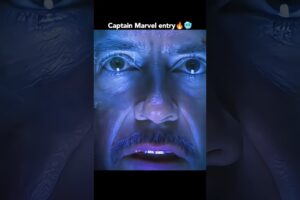 Captain Marvel awesome entry which saves everyone from Thanos army🔥🥶#shorts #ytshorts #marvel