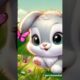 Cute baby rabbit playing butterfly| #rabbit #cute #animals #viral