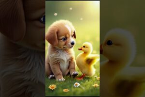 Cutest Puppy-Duck Friendship Ever!