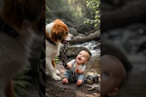 Dog rescues baby attacked by snake