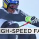 French Skier Crashes, Breaks Legs in World Cup Downhill | WARNING: Graphic content | CBC Sports