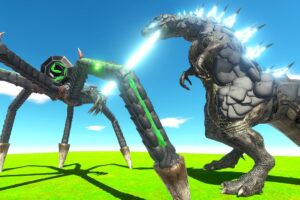 GODZILLA Fights Titanus SCYLLA - Animal Revolt Battle Simulator