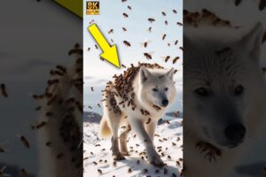 Heartwarming Rescue: Polar Deer Found Covered in Millions of Bees #wildlife #animals