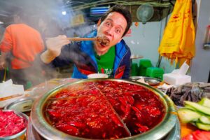 I Tried Extreme Spicy CHINESE STREET FOOD in China's Spice Capital!! 🌶️ 🇨🇳