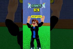 🕺 MAKE 5 PEOPLE DANCING TO BECOME ADMIN! 👑 #roblox 🏓 #shorts